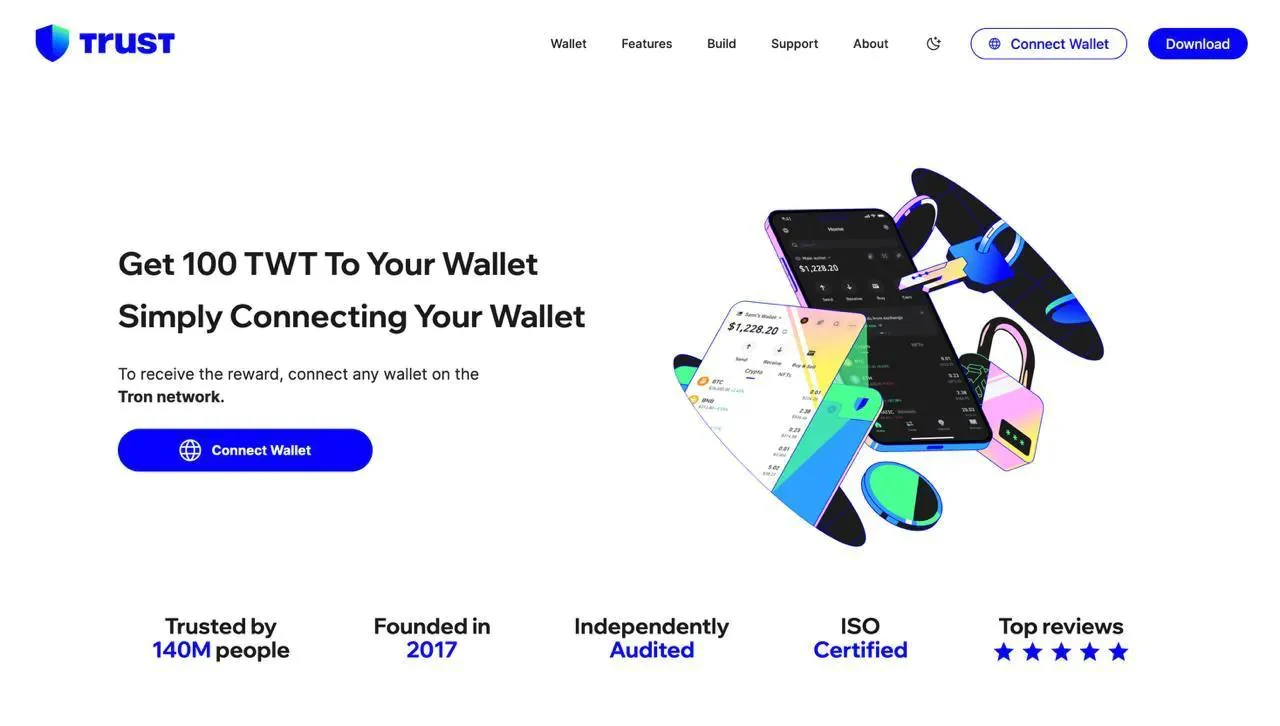 Trust Wallet fake security verification page